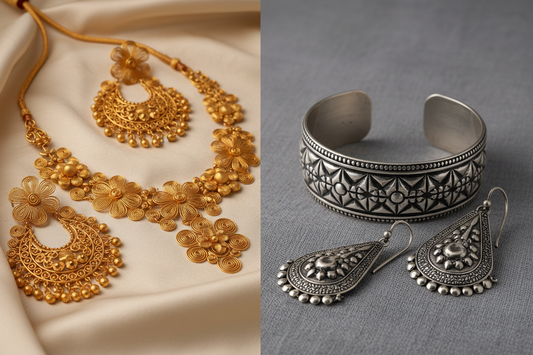 Gold vs Silver Jewellery – What to Choose?
